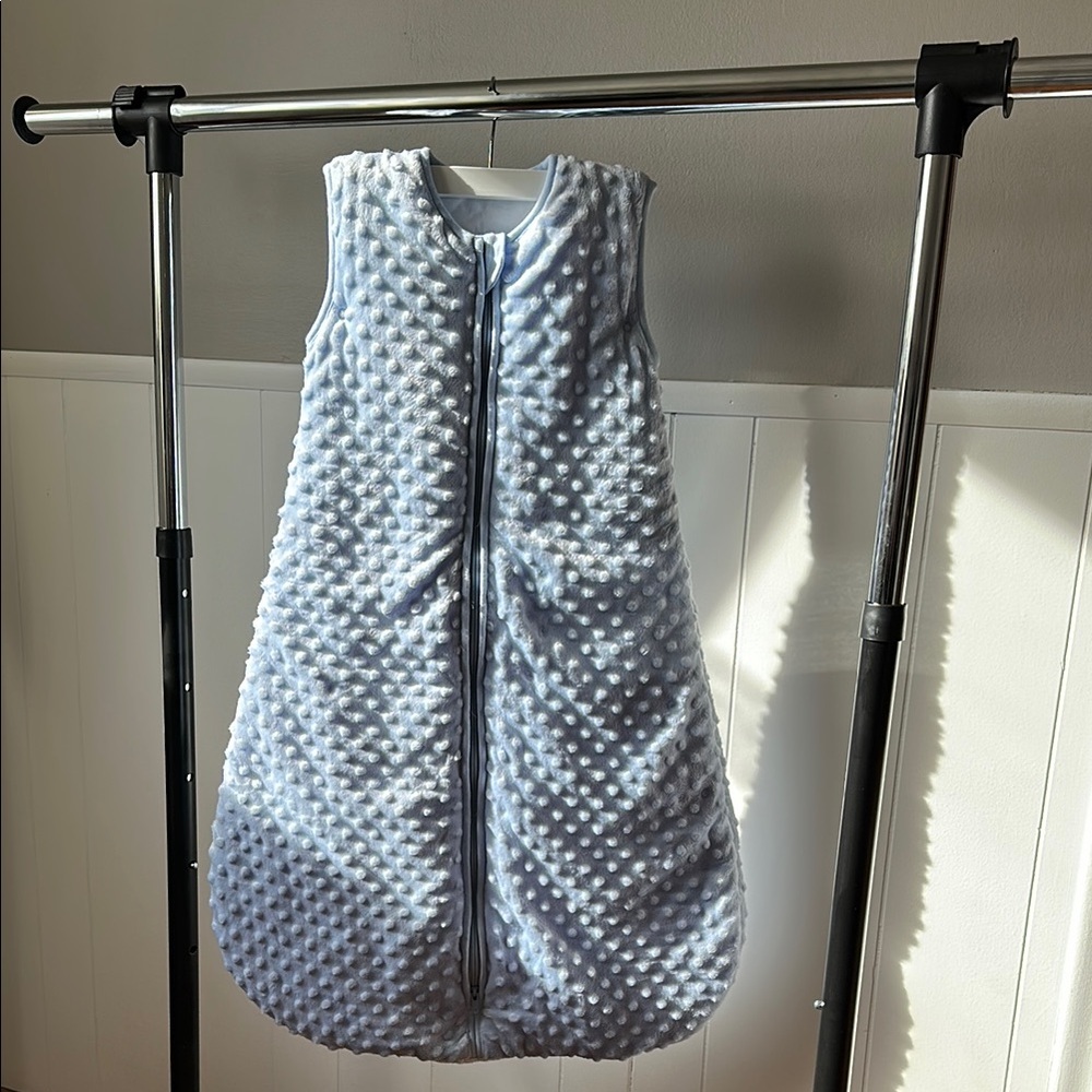 Cozy Blue Textured Baby Sleep sack